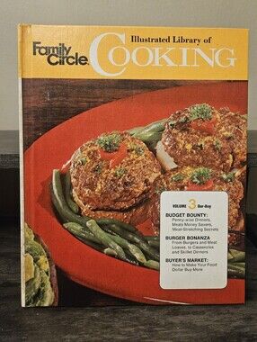 Vintage 1972 Family Circle Illustrated Library of Cooking Volume 3 Hardcover